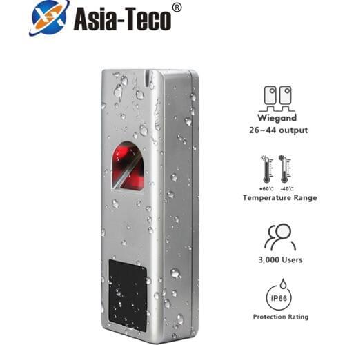 Metal Biometric Fingerprint Standalone Access Control System Rfid 125khz Reader 180kg 280kg kit Waterproof IP66 1000 Users
