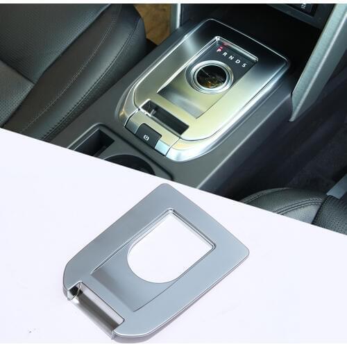 1 Pcs ABS Matte Silver Gear Shift Cover Trim For Land Rover Discovery Sport 2015-2017 Car Accessories
