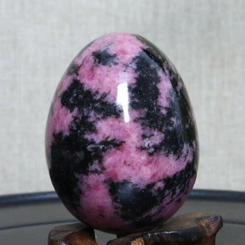 Wholesale Natural Plum Blossom Tourmaline Crystal Healing Stones Pink Tourmaline Palm Egg