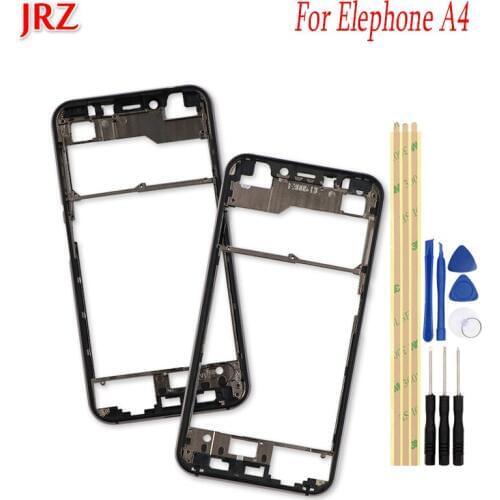 JRZ Front Frame For Elephone A4 Middle Frame Bezel Middle Plate Cover Repair Part +Tools For Elephone A4 Phone