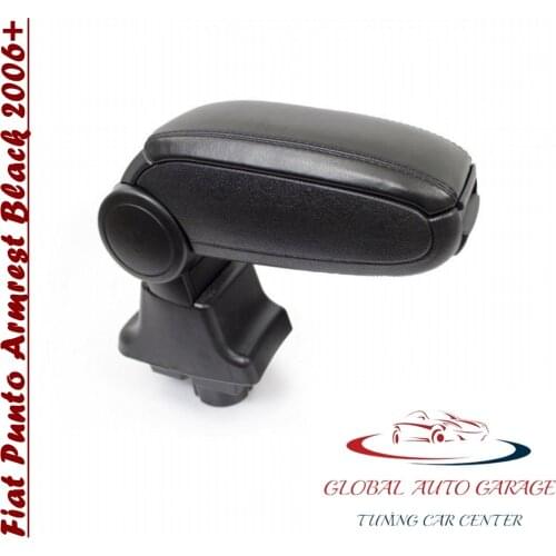 For Fiat Punto Armrest 2006-2020 Car Accessories Storage Box Easy Install Universal Cup Holder Interior Auto Charging USB Sport