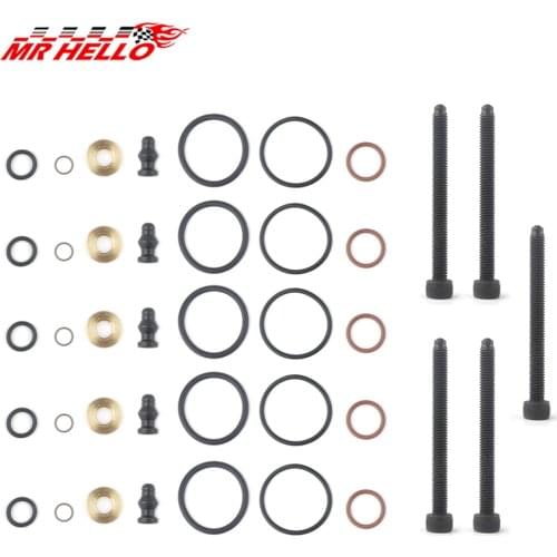 High quality Injector seals kit +5 bolts for VW Touareg 2.5TDI Transporter 2.5TDI AXD BLJ AXE BAC
