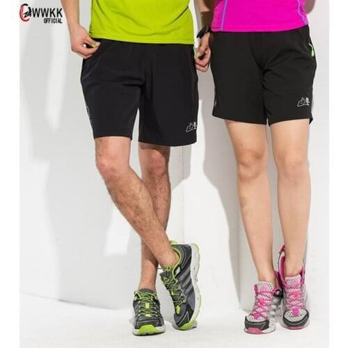 WWKK 2021 New Running Shorts Couple Casual Quick Dry GYM Sport Shorts Fitness Jogging Workout Shorts Men Sports Short Pants
