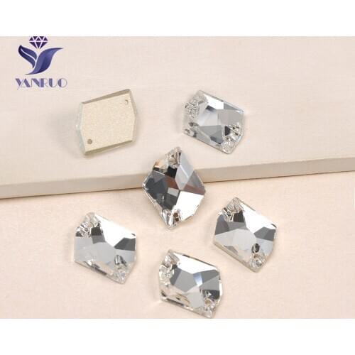 YANRUO 3265 Cosmic Top Crystal Sew On Crystal Sewing Strass Applique Stones and Crystals Rhinestones Sewing For Clothes