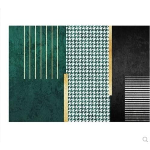 Bathroom golden velvet rubber floor mat door water absorption non slip mat toilet kitchen household floor mat