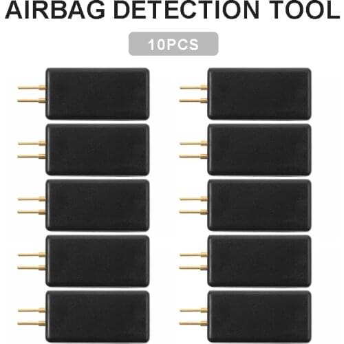 10pcs Car SRS Fault Finding Diagnostic Automobile Airbag Simulator Suitable for Most Airbag SRS System Car Repair Tool Detector