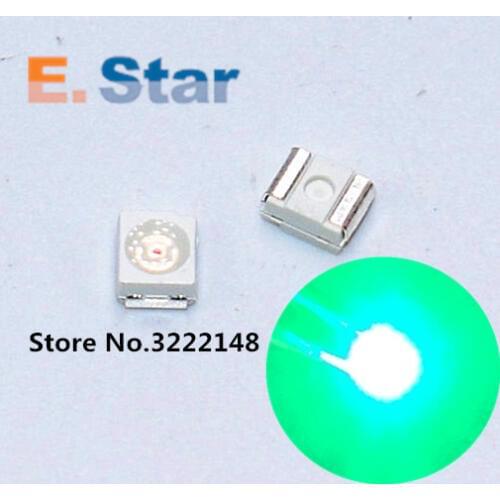100pcs SMT SMD LED 3528 Green Ultra Bright Light-Emitting Diode LED Diode Chip Lamp