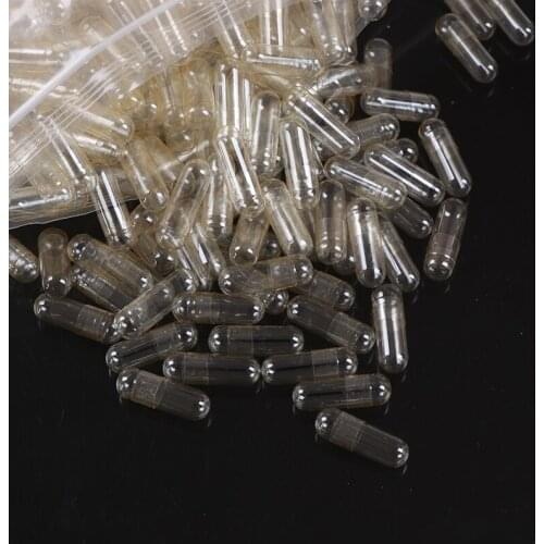 1000Pcs Empty Hard Gelatin Capsule MedicineCapsule 0# Blue White/Orange White/Green Empty Pill For Medicine Pills Refill Storage