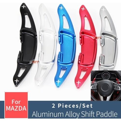 2pcs/set for Mazda MX-5 2016-2019 CX-4 2016-2019 Car Styling Car Steering Wheel Paddle Shift Speed Shifter Accessories