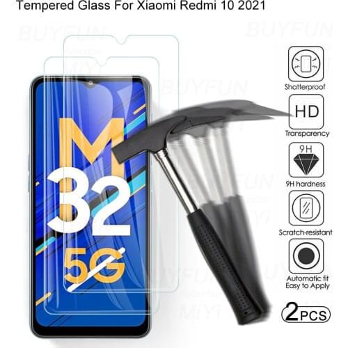 2pcs protective glass for samsung galaxym32 sumsung galaxy m32 m 32 2021 5g sm-m326b/ds 6.5'' screen protector film guard cover