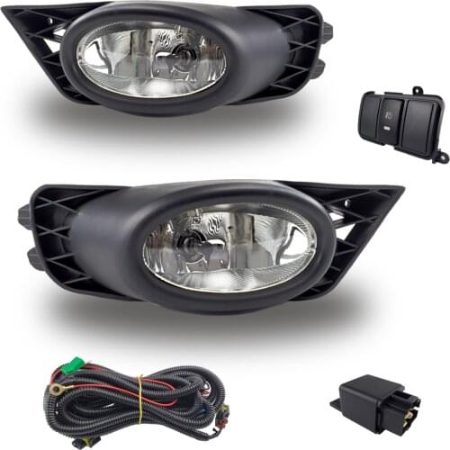 2021 Suitable For Front the Fog Lamp Auxiliary Lighting of Honda Hd Civic 4-door Dr09，10 and 11