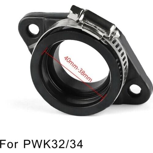 32mm 34mm Carb Flange Intake Adapter Manifold Boot For Mikuni 30-34 Carburetors Direct Replacement