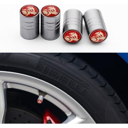 4pcs/1set Car Styling Car Wheel Tire Valve Stem Cap Cover Auto Accessories For Holden HSV Commodore VT VX VU VY VZ VE Colorado 7