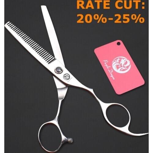 5.5 6.0 Sharp Blade Professional Barber Tools Hair Scissor 10%-15% 20%-25% Thinning Cut Hair Salon Scissor Hairdressing Scissors