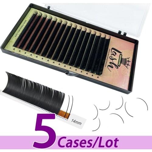 5pcs/lot top quality faux mink eyelash extension for Professionals Soft Premium Mink Eyelash Extension Makeup Tools For Salon
