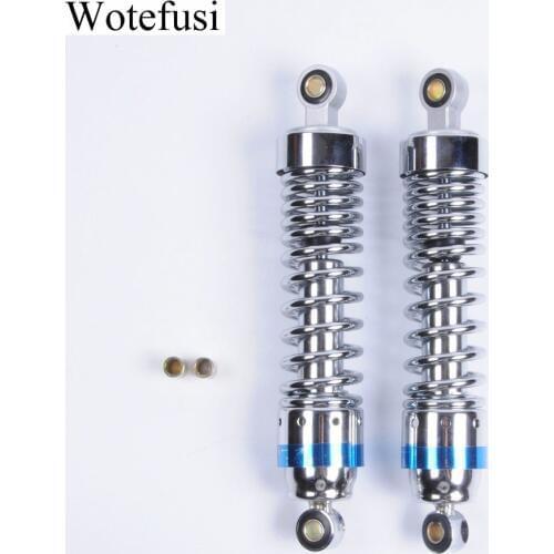 Wotefusi 310MM Shock Absorber Round Head Plating Silver For Motor Bike ATV Replacement [PA626]