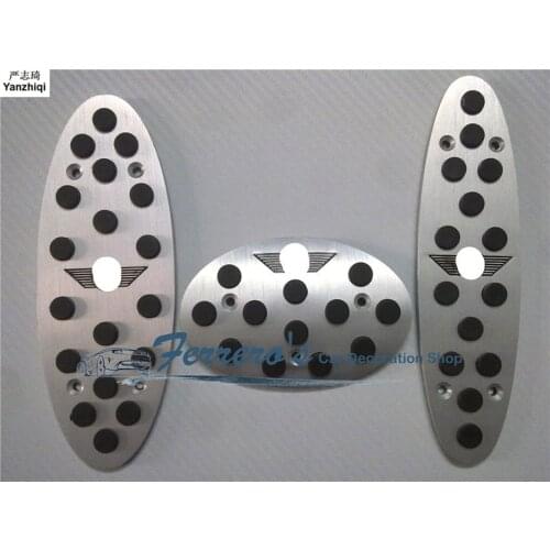Free shipping High quality Aluminum alloy Rest Gas pedal Brake Pedal for BMW MINI COOPER S countryman CLUBMAN R55R56 R57 R58 R60