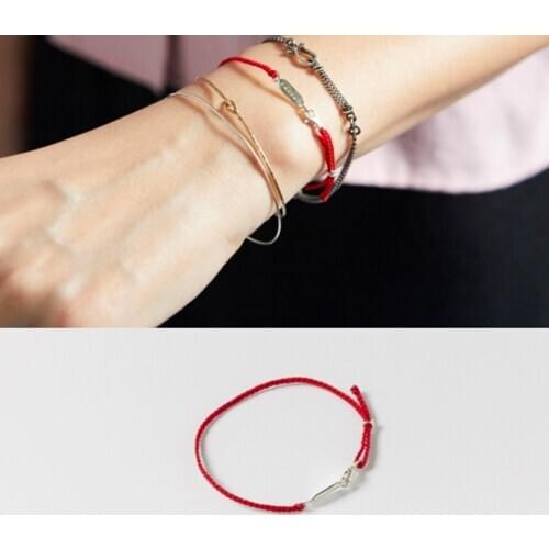 Jimin same Bracelet Red Rope Beads Bracelet for Women Men Korean Jewelry bangtan boys Luck Bracelet Fashion Rope Chain Accessory