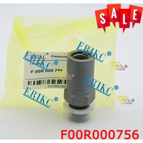 ERIKC F00R000756 Diesel Engine Parts Limiter Valve F 00R 000 756 Common Rail Pressure Release Relief Valve For Cummins 3963815