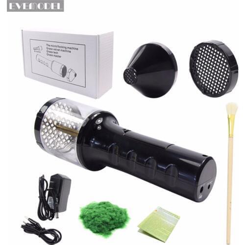 1 lot Flocking Machine Portable Static Grass Flocking Applicator Advanced Diorama O HO N Model Scenery Plantings Landscape