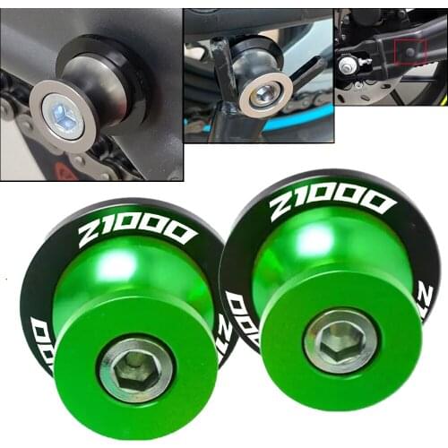 Motorcycle CNC Swingarm Spools Slider Stand Screws For KAWASAKI Z1000 Z1000 R/SX NINJA 1000 2015 2016 2017 2018 2019 2020 2021