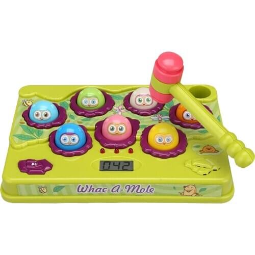 Colorful Mole Game Toy Durable Colorful Whack-a-mole Toy For Children 1-3 Year Old