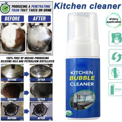 30ml/100ml Foam Cleaner Multi-Purpose Cleansing Bubble Washing Cleaning for Home Kitchen Bathroom Toilet Cooker Machine