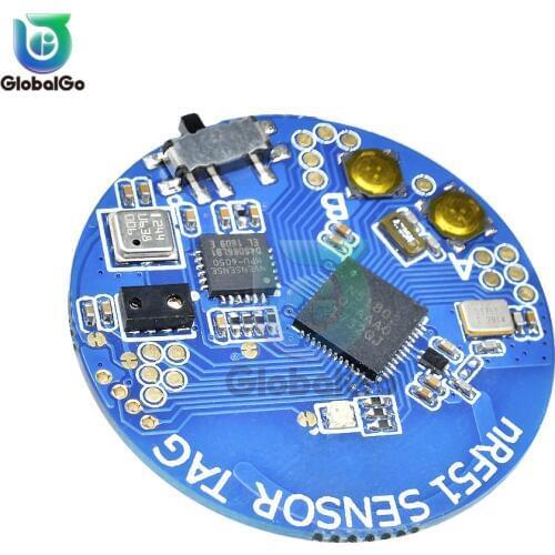 Bluetooth 4.0 NRF51802 SOC Temperature Atmospheric Pressure Acceleration Sensor Module Gyroscope Light Sensor Control Module