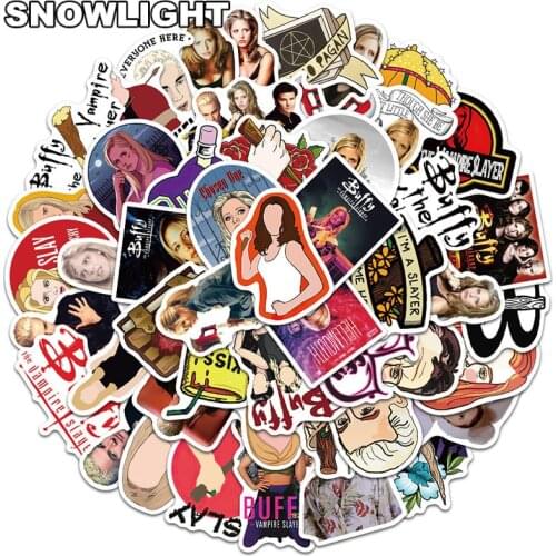10/50pcs/set Cartoon Buffy The Vampire Slayer Classic TV Series Mix Graffiti Stickers For Laptop Diy Case Luggage Skateboard