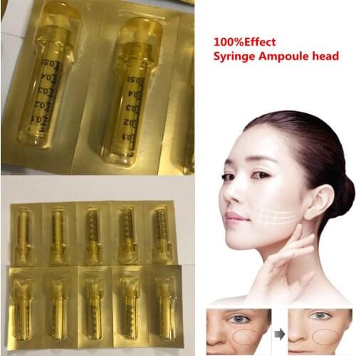 Disposable facial lip body essence syringe 0.5ml / 0.3ml injectable full face essence transparent independent original packaging