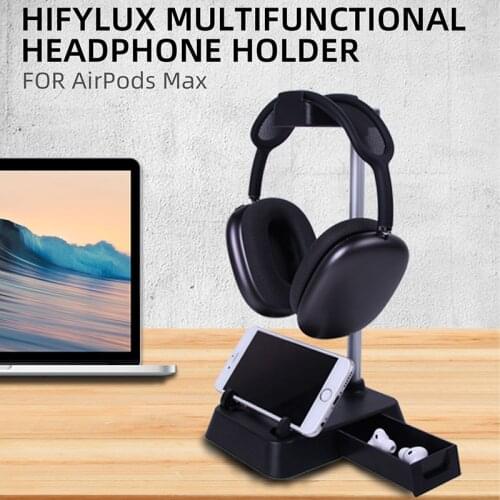 Suitable for AirPods Max Earphone Holder Mobile Phone Holder Storage Box Earphone Accessories