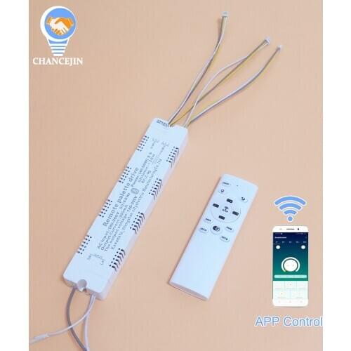 Remote palette drive Dimmable intelligent LED driver phone APP &2.4G remote control led transformer (20-40W)X6 (40-60W)X6