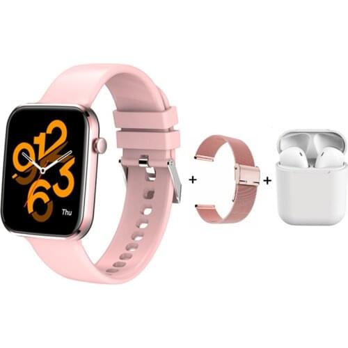 Sports Smartwatch 1.69inch Full Touch Screen Heart Rate Detection Blood Pressure Waterproof IP67 Remtoe Camera Smart Watch Men