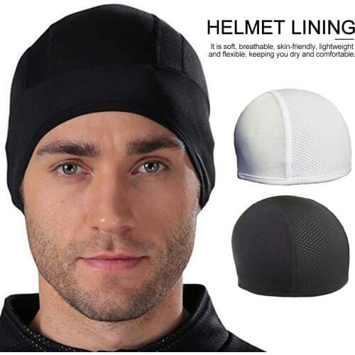 Warm Riding Cap Liner Winter Beanie Hat Universal Thermal Under Helmet for Running Skiing Cycling Hiking