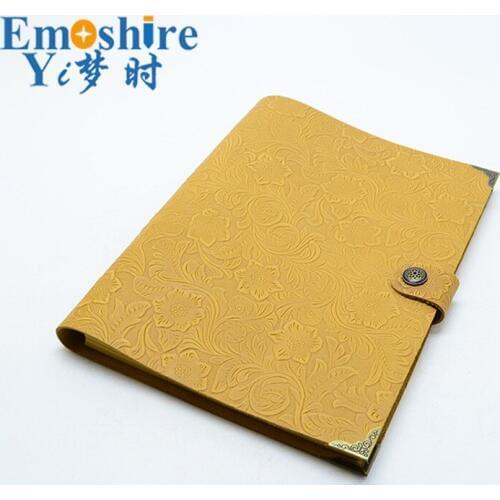 Vintage Genuine Leather Notebook Diary Travel Journal Planner Sketchbook Agenda DIY Refill Paper School Birthday Gift N125