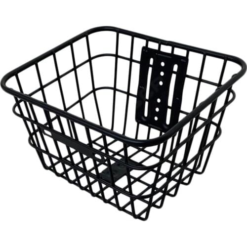 Iron Storage Basket Folding Basket Durable Hanging Basket Front Handlebar Basket For Bike Riding Cycling
