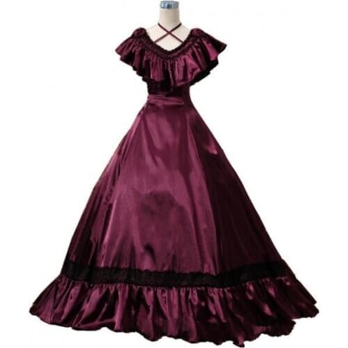 Womens Victorian Rococo Dress Inspiration Maiden Costume Renaissance Dresses Medieval Ball Gown