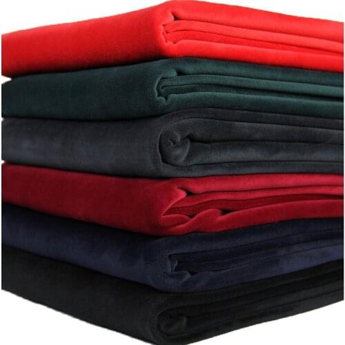 Winter Warm Thickened Double Side Stretch Fabric For Pajamas Plush Silver Fox Hoodies Pajamas Material