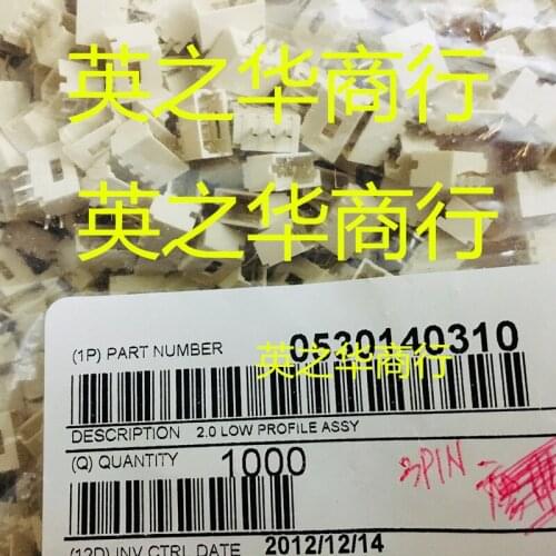 0530140310 530140310 53014-0310 2.0MM 3P straight shot