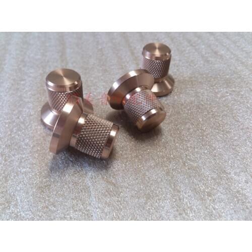 1pcs Silver / Black / Gold Diameter 25mm Height 22mm Full Aluminum Knob solid audio amplifier volume knob potentiometer knob