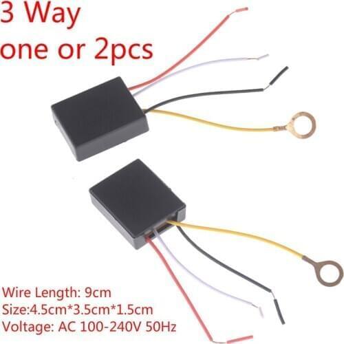 New Een Of 2Pcs Ac 100-240V 3 Way Touch Sensor Switch Desk Licht Parts Touch Control Sensor dimmer Voor Bollen Lamp Schakelaar