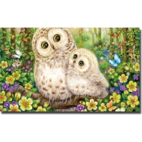 5D owl diamond painting icons diamond embroidery diamond mosaic sale Cross Stitch Home Decoration Not folding canvas Crafts
