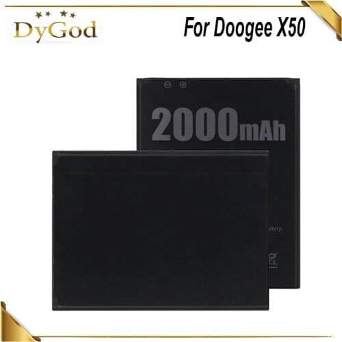 DyGod 2000mAh Battery for Doogee X50 High Quality mobile phone Replacement Batteries Battery