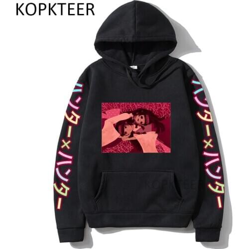 Anime Hoodies Hunter Hunter Alluka and Nanika Killua Chrollo Printed Harajuku Women Men Autumn Winter Casual Funny Top Hoodies