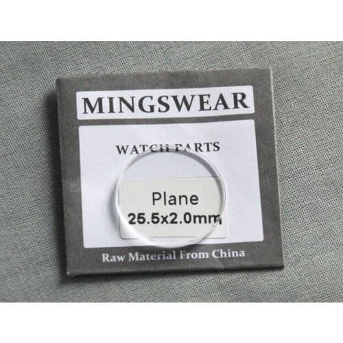 100PCs 3.0mm Thick Flat Round Mineral Glass Crystals Size from 25mm to 40mm for Watch Replacement