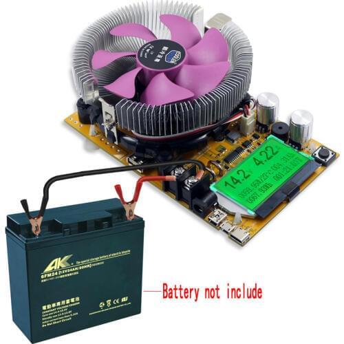 150W Digital battery capacity tester voltmeter adjustable constant current electronic load charger usb ameter meter indicator