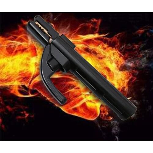 300A Electrode Holder Stick Welding Rod Copper Mini Cable Welding Clamps Stinger Clamp Tool Heat Resistant