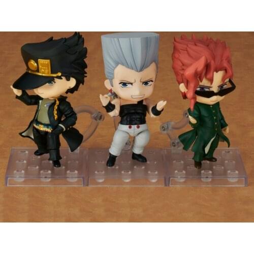 Original JoJos Bizarre Jan Pierre Polnareff /Kakyoin Noriaki /Kujo Jotaro PVC Action GSC Figure Toy Model 10cm