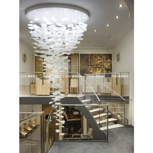 Custom non-standard hotel sales offices sand table engineering shopping malls wedding large hall corridor art chandelier