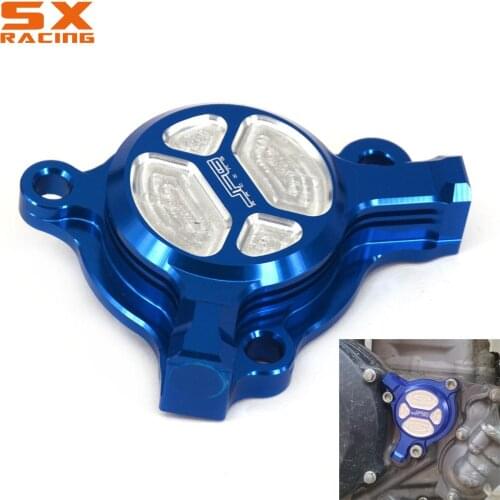 Motorcycle CNC Bule Oil Filter Cleaner Cap Cover For YAMAHA YZ250F 2003-2013 WR250F 2003-2014 YZ450F 2003-2009 WR450F 2003-2015